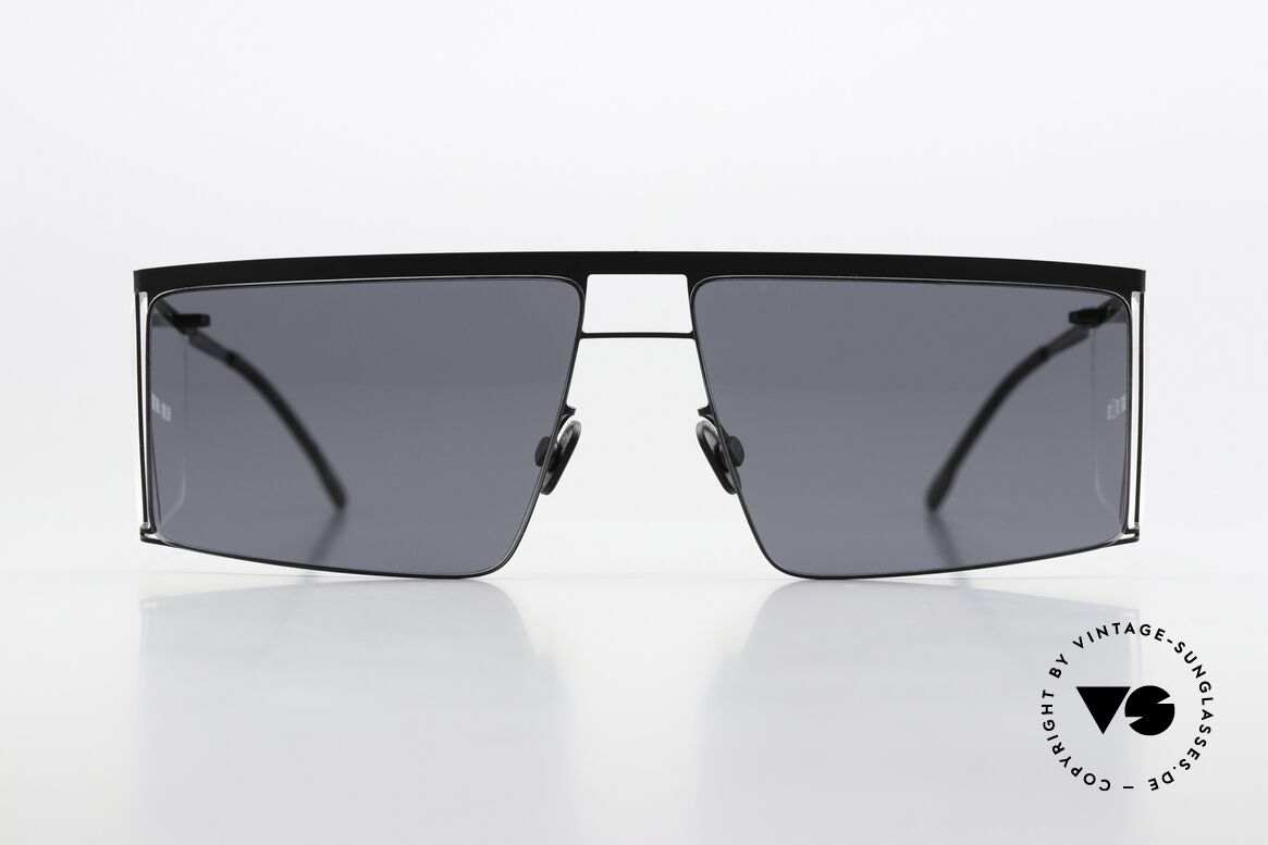 Mykita Helmut Lang HL001 Black Clear Sides Darkgrey, Zusammenarbeit mit Modedesigner HELMUT LANG, Passend für Herren und Damen Mykita Helmut Lang HL001 Black Clear Sides Darkgrey, Zusammenarbeit mit Modedesigner HELMUT LANG, Passend für Herren und Damen
