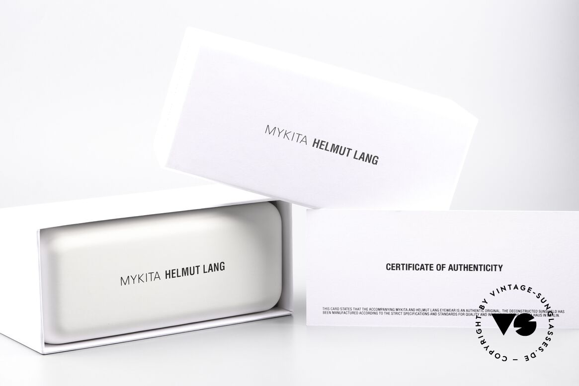 Mykita Helmut Lang HL003 Black Frame With Fluo Pink Sides, Größe: medium, Passend für Herren und Damen Mykita Helmut Lang HL003 Black Frame With Fluo Pink Sides, Größe: medium, Passend für Herren und Damen