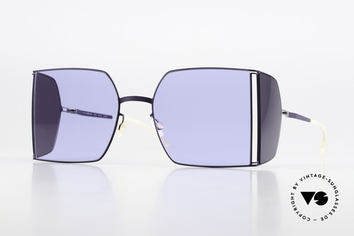Mykita Helmut Lang HL003 Mulberry Dark Purple Sides, Mykita Sonnenbrille, Mod. HL003, Gr. 54/20, c. 890, Passend für Herren und Damen Mykita Helmut Lang HL003 Mulberry Dark Purple Sides, Mykita Sonnenbrille, Mod. HL003, Gr. 54/20, c. 890, Passend für Herren und Damen