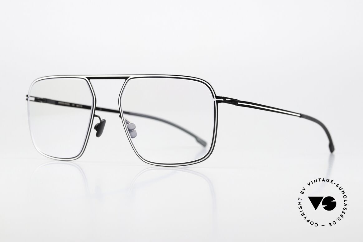 Mykita Studio 6.8 60er Optische Illusionskunst, ultrafeine Linien folgen der Kontur des Rahmens, Passend für Herren und Damen Mykita Studio 6.8 60er Optische Illusionskunst, ultrafeine Linien folgen der Kontur des Rahmens, Passend für Herren und Damen