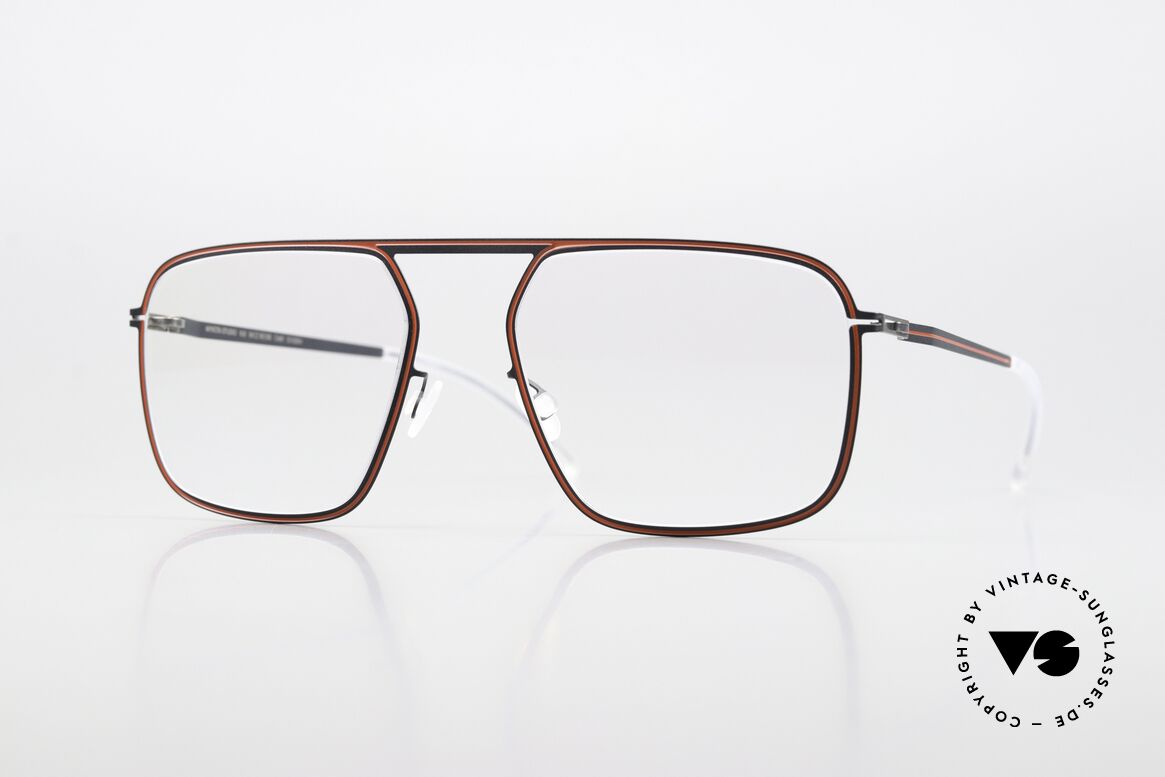 Mykita Studio 6.8 Coloring With Indigo Rusty Red, MYKITA Studio 6.8 Brille, Größe 54-18, color 441, Passend für Herren und Damen