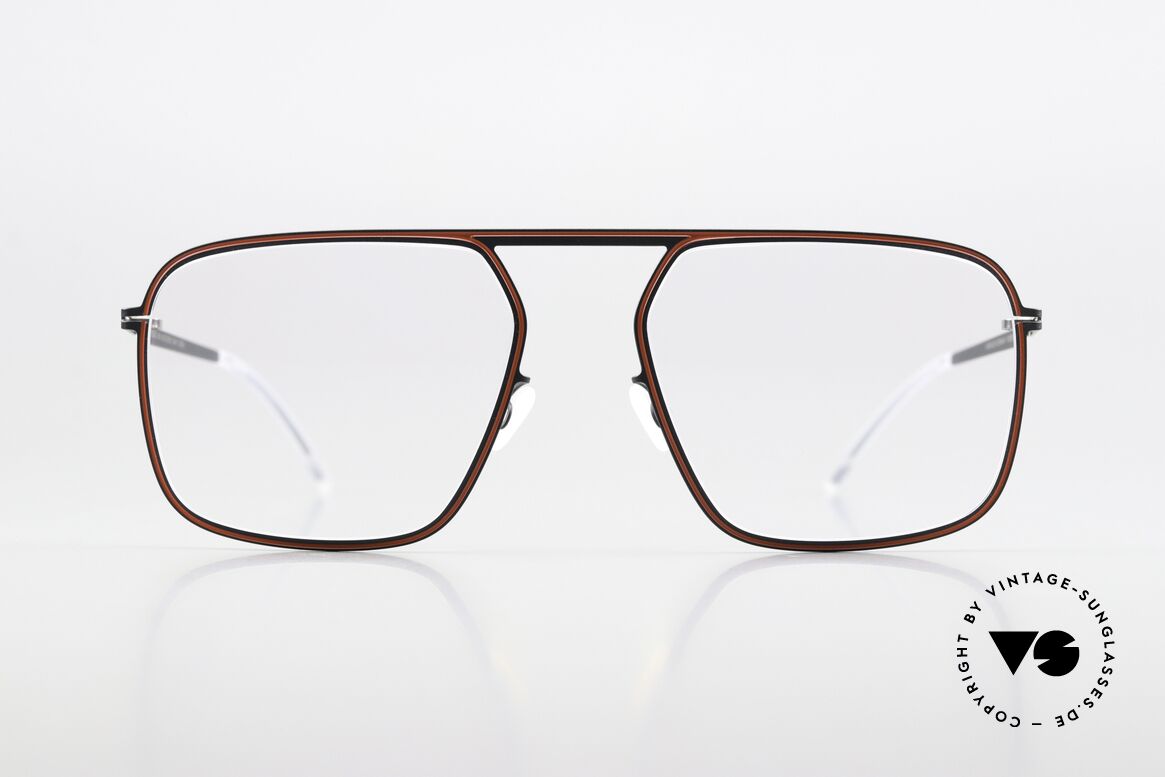 Mykita Studio 6.8 Coloring With Indigo Rusty Red, inspiriert von der optischen Illusionskunst 1960's, Passend für Herren und Damen