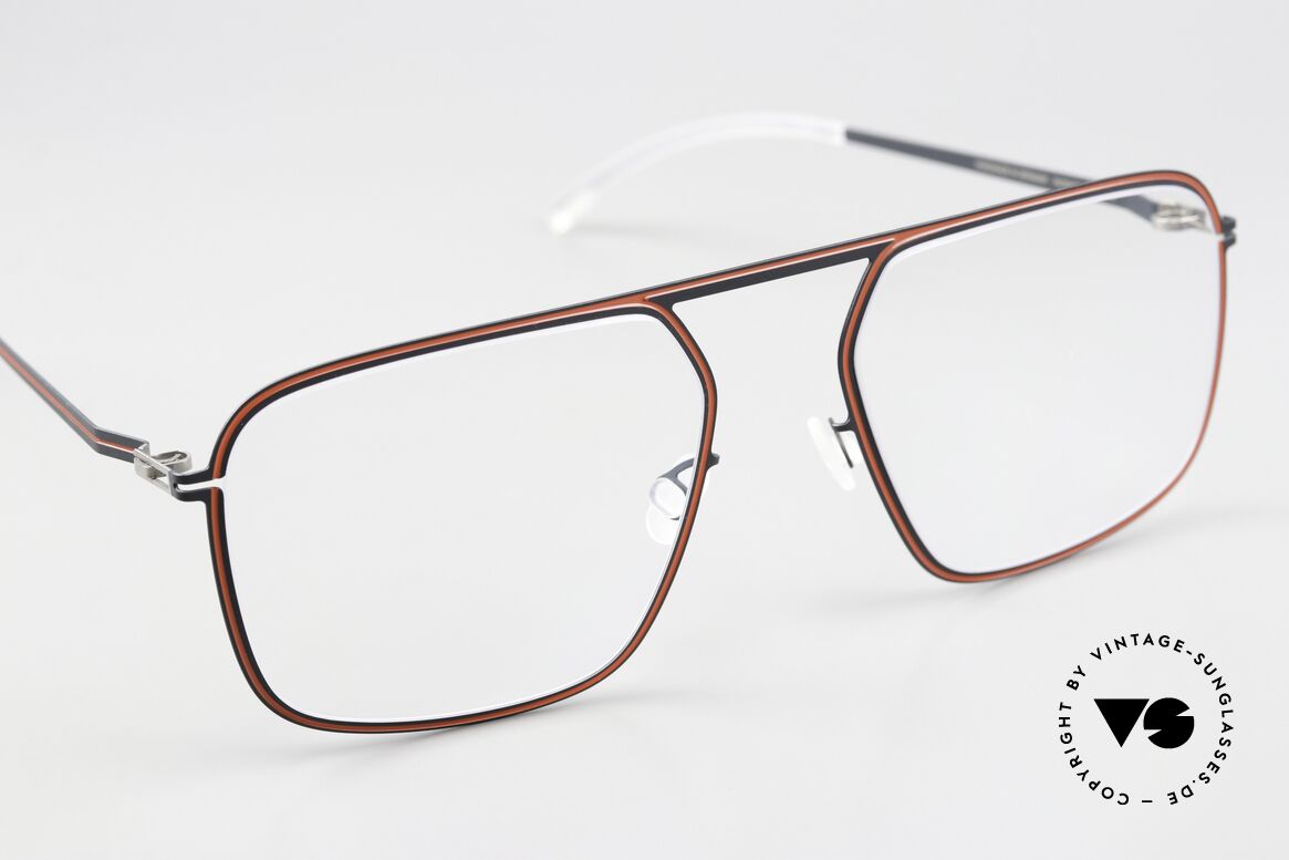 Mykita Studio 6.8 Coloring With Indigo Rusty Red, dadurch wird fast ein psychedelischer Effekt erzeugt, Passend für Herren und Damen