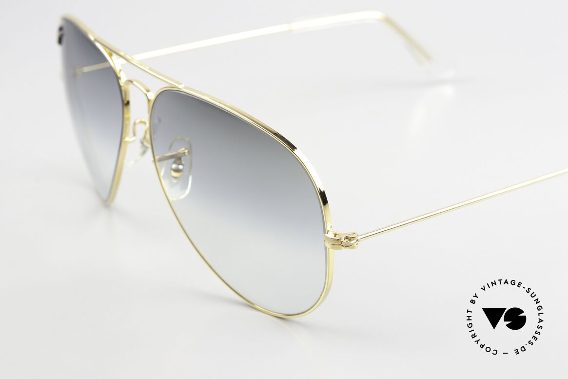 Ray Ban Large Metal II Precious Metals Verlaufsgläser, vergoldetet Fassung mit Precious Metals Gläsern, Passend für Herren