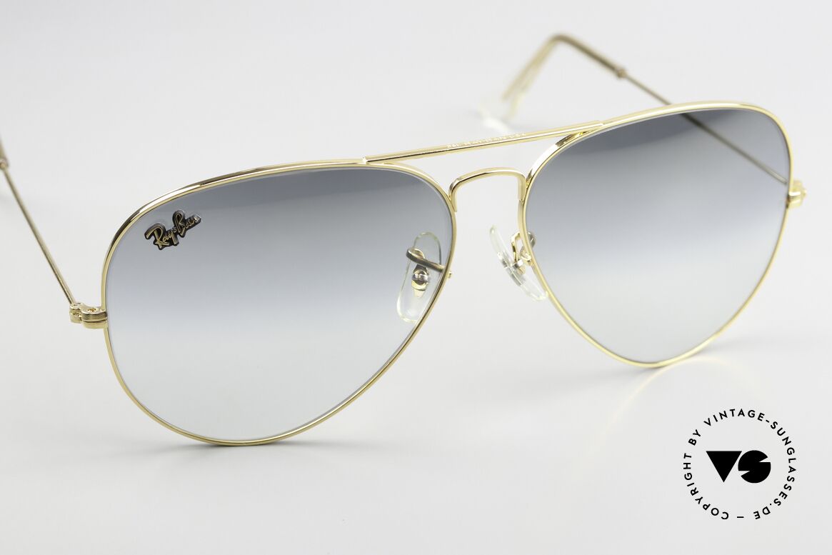 Ray Ban Large Metal II Precious Metals Verlaufsgläser, TOP-Verarbeitung mit der bekannten B&L Gravur, Passend für Herren