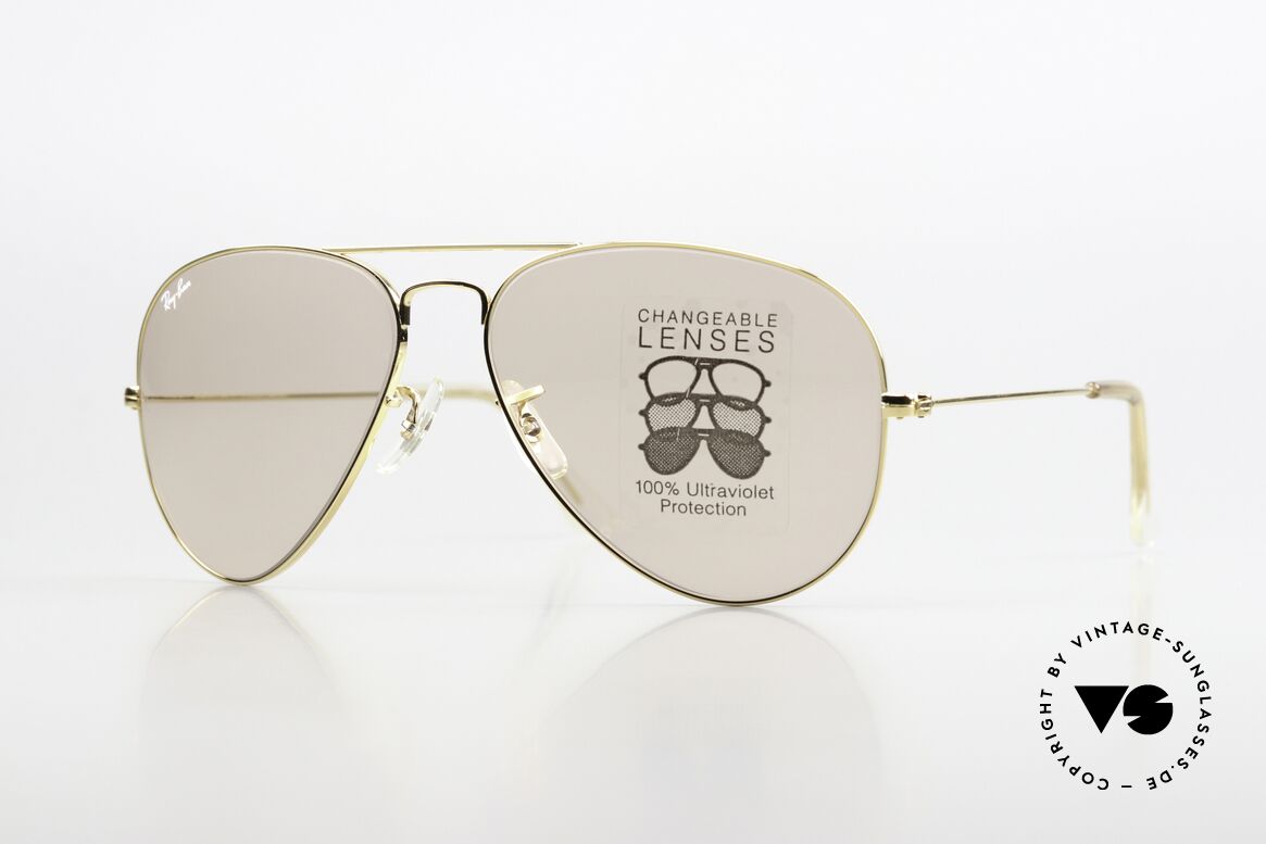 Ray Ban Large Metal Changeable Linsen B&L USA, legendäre Ray-Ban USA B&L Pilotensonnenbrille, Passend für Herren und Damen Ray Ban Large Metal Changeable Linsen B&L USA, legendäre Ray-Ban USA B&L Pilotensonnenbrille, Passend für Herren und Damen