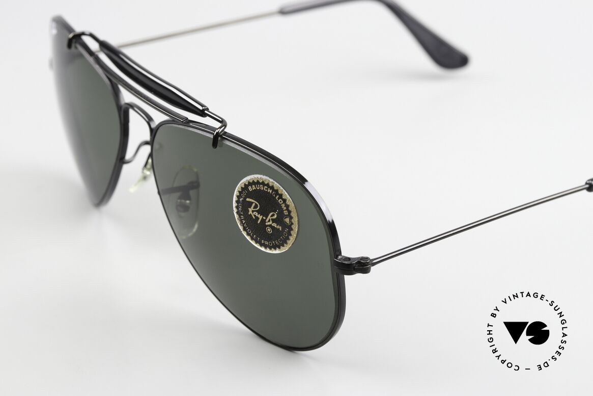 Ray Ban Outdoorsman Ultra Rare Version In 58mm Size, getragen von Sylvester Stallone in COBRA, 1986, Passend für Herren Ray Ban Outdoorsman Ultra Rare Version In 58mm Size, getragen von Sylvester Stallone in COBRA, 1986, Passend für Herren