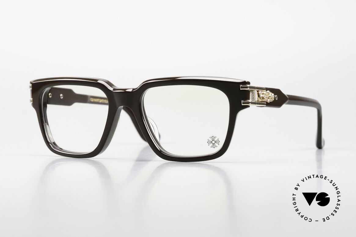 Chrome Hearts Bulge Männerbrille 18kt Vergoldet, CHROME HEARTS Männerbrille, Mod. BULGE, Passend für Herren