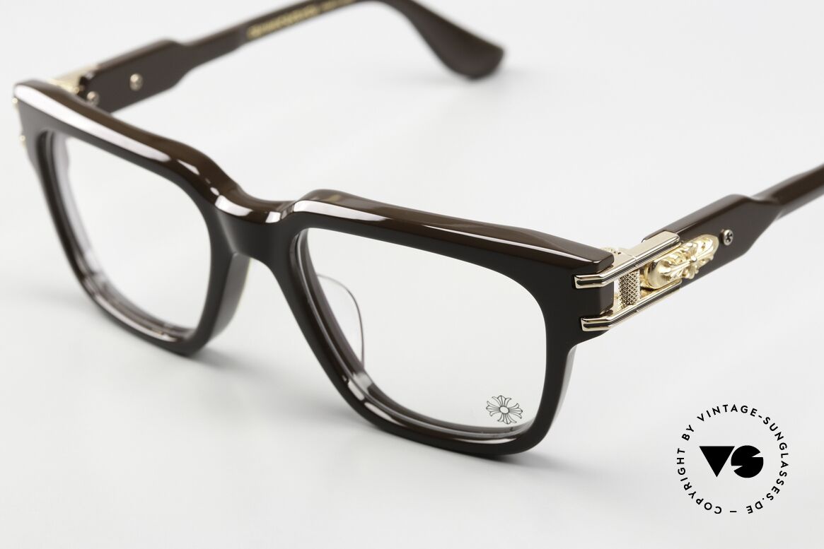 Chrome Hearts Bulge Männerbrille 18kt Vergoldet, berühmt durch die Biker- und Rocker-Szene, Passend für Herren