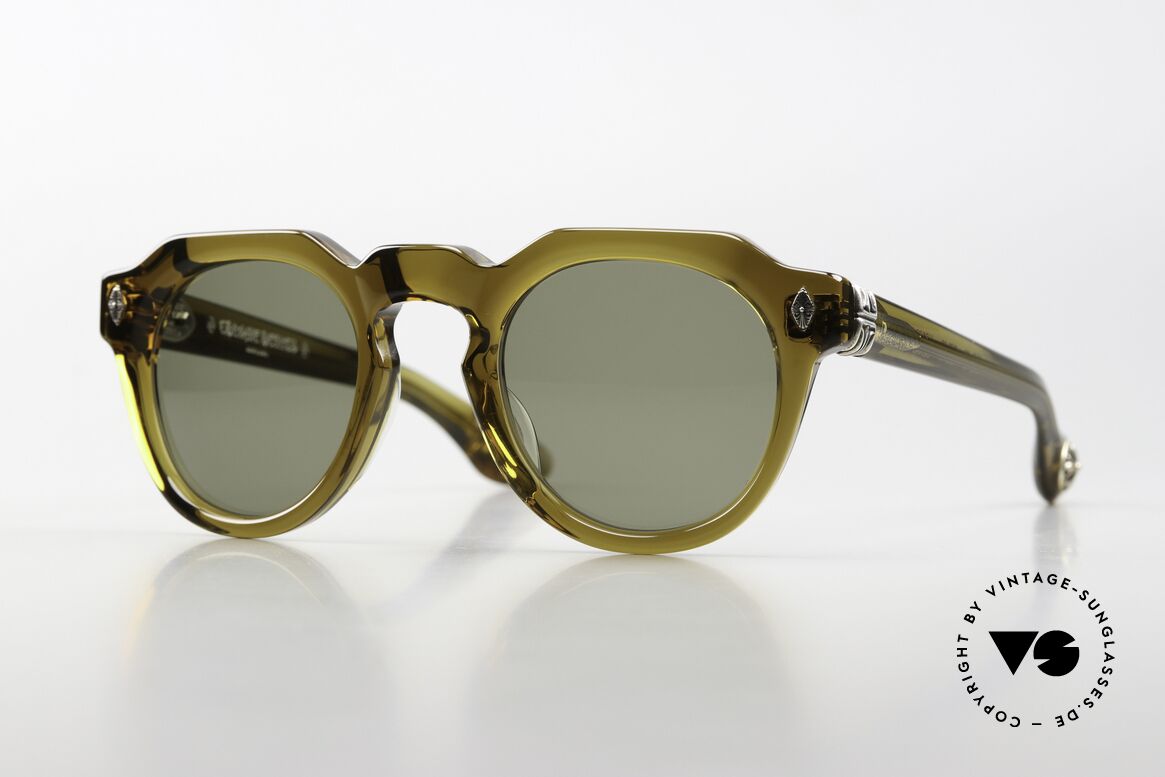 Chrome Hearts Lizard Boot Panto Sonnenbrille 925er Silber, CHROME HEARTS Sonnenbrille, LIZARD BOOT, Passend für Herren Chrome Hearts Lizard Boot Panto Sonnenbrille 925er Silber, CHROME HEARTS Sonnenbrille, LIZARD BOOT, Passend für Herren