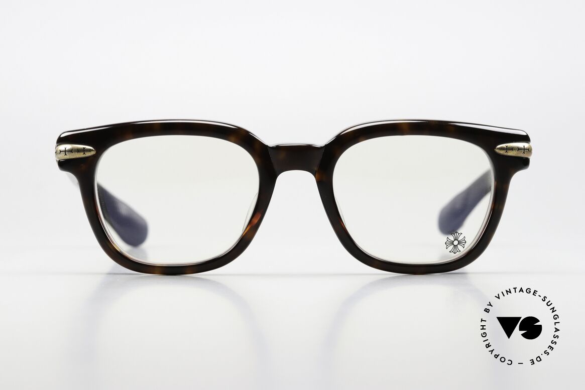 Chrome Hearts Drippin Brille Mit Chrome Hearts Kreuz, CHROME HEARTS Herrenbrille mit C.H. Kreuz, Passend für Herren Chrome Hearts Drippin Brille Mit Chrome Hearts Kreuz, CHROME HEARTS Herrenbrille mit C.H. Kreuz, Passend für Herren