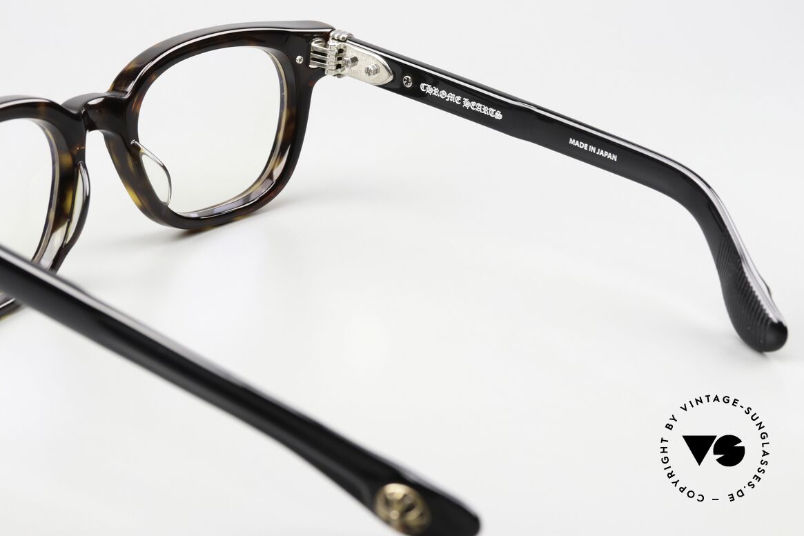 Chrome Hearts Drippin Brille Mit Chrome Hearts Kreuz, Größe: medium, Passend für Herren Chrome Hearts Drippin Brille Mit Chrome Hearts Kreuz, Größe: medium, Passend für Herren