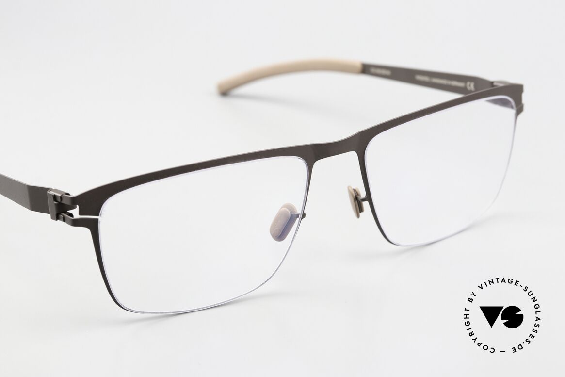 Mykita Pawel Eckige Herrenbrille Dark Brown, ungetragenes Modell mit original Mykita Verpackung, Passend für Herren Mykita Pawel Eckige Herrenbrille Dark Brown, ungetragenes Modell mit original Mykita Verpackung, Passend für Herren