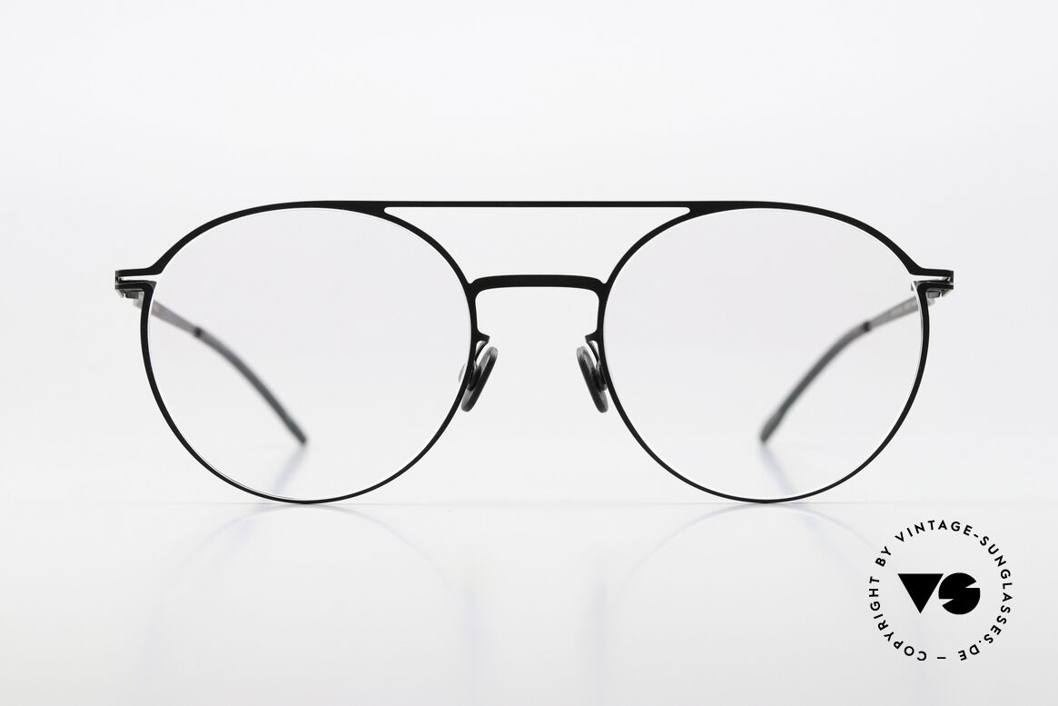 Mykita Kjell Runde Brille Klassisch Schwarz, runde Brille der LITE-Kollektion (Damen und Herren), Passend für Herren und Damen Mykita Kjell Runde Brille Klassisch Schwarz, runde Brille der LITE-Kollektion (Damen und Herren), Passend für Herren und Damen