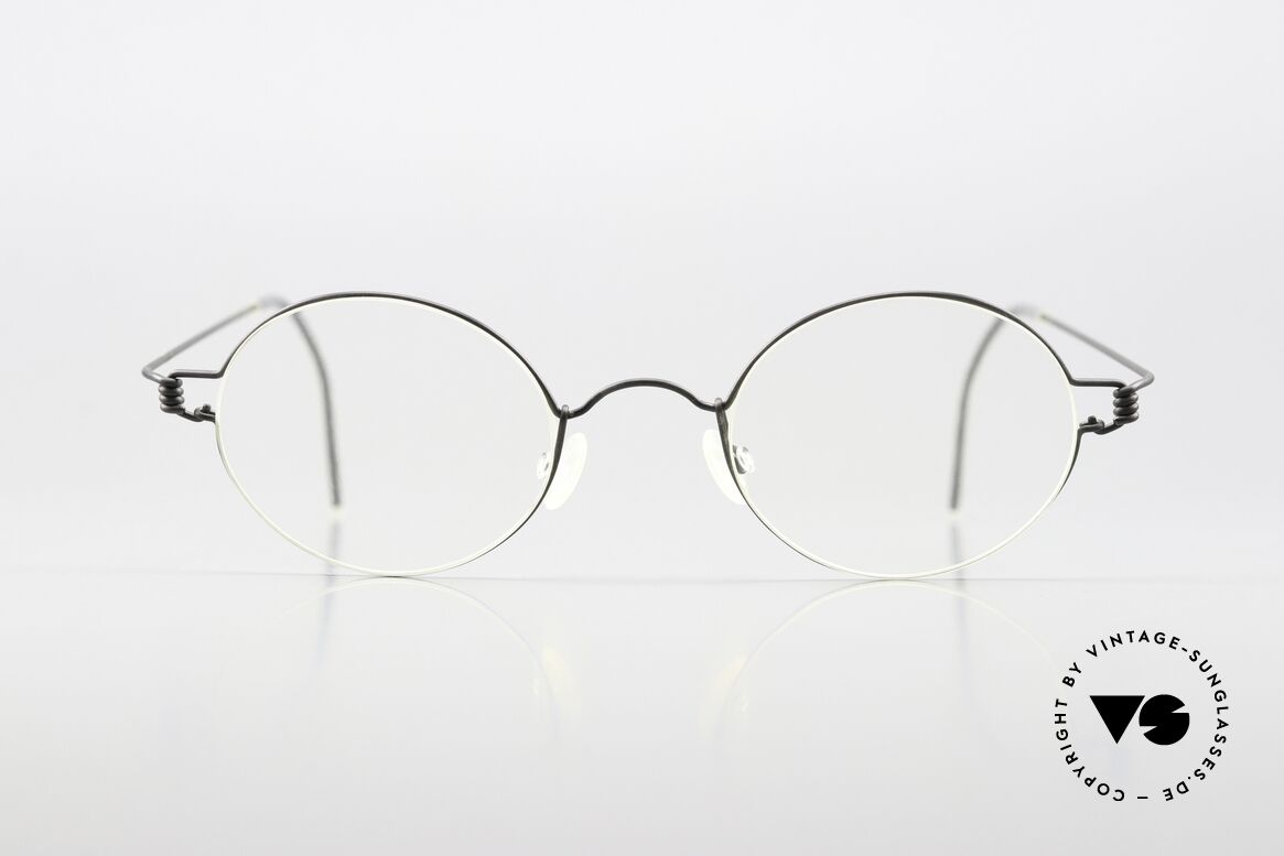 Lindberg Corona 40 Air Titan Rim Runde Titanbrille Aus den 90ern, Mod. Corona; Größe 40-20 (schmaler 20mm Nasensteg), Passend für Herren und Damen Lindberg Corona 40 Air Titan Rim Runde Titanbrille Aus den 90ern, Mod. Corona; Größe 40-20 (schmaler 20mm Nasensteg), Passend für Herren und Damen