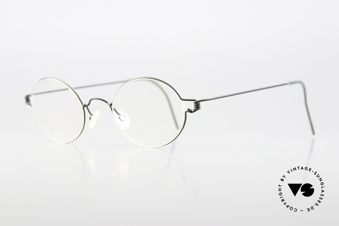Lindberg Corona 40 Air Titan Rim Runde Titanbrille Aus den 90ern, ein echtes altes Lindberg Original aus den 90er Jahren, Passend für Herren und Damen Lindberg Corona 40 Air Titan Rim Runde Titanbrille Aus den 90ern, ein echtes altes Lindberg Original aus den 90er Jahren, Passend für Herren und Damen