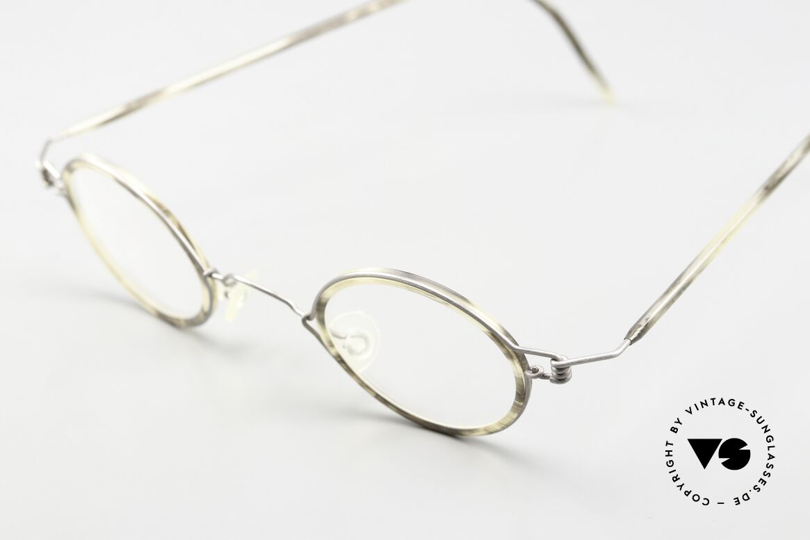 Lindberg Corona 40 Air Titan Rim 90er Limited Edition Mit Azetat, damals vom Optiker mit +0,25 verglast als DEMO-Scheibe, Passend für Herren und Damen Lindberg Corona 40 Air Titan Rim 90er Limited Edition Mit Azetat, damals vom Optiker mit +0,25 verglast als DEMO-Scheibe, Passend für Herren und Damen