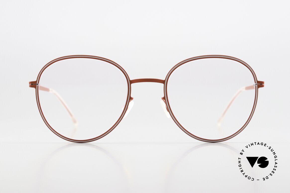 Mykita Studio 6.7 Damenbrille Rusty Red Aurore, inspiriert von der optischen Illusionskunst 1960's, Passend für Damen Mykita Studio 6.7 Damenbrille Rusty Red Aurore, inspiriert von der optischen Illusionskunst 1960's, Passend für Damen