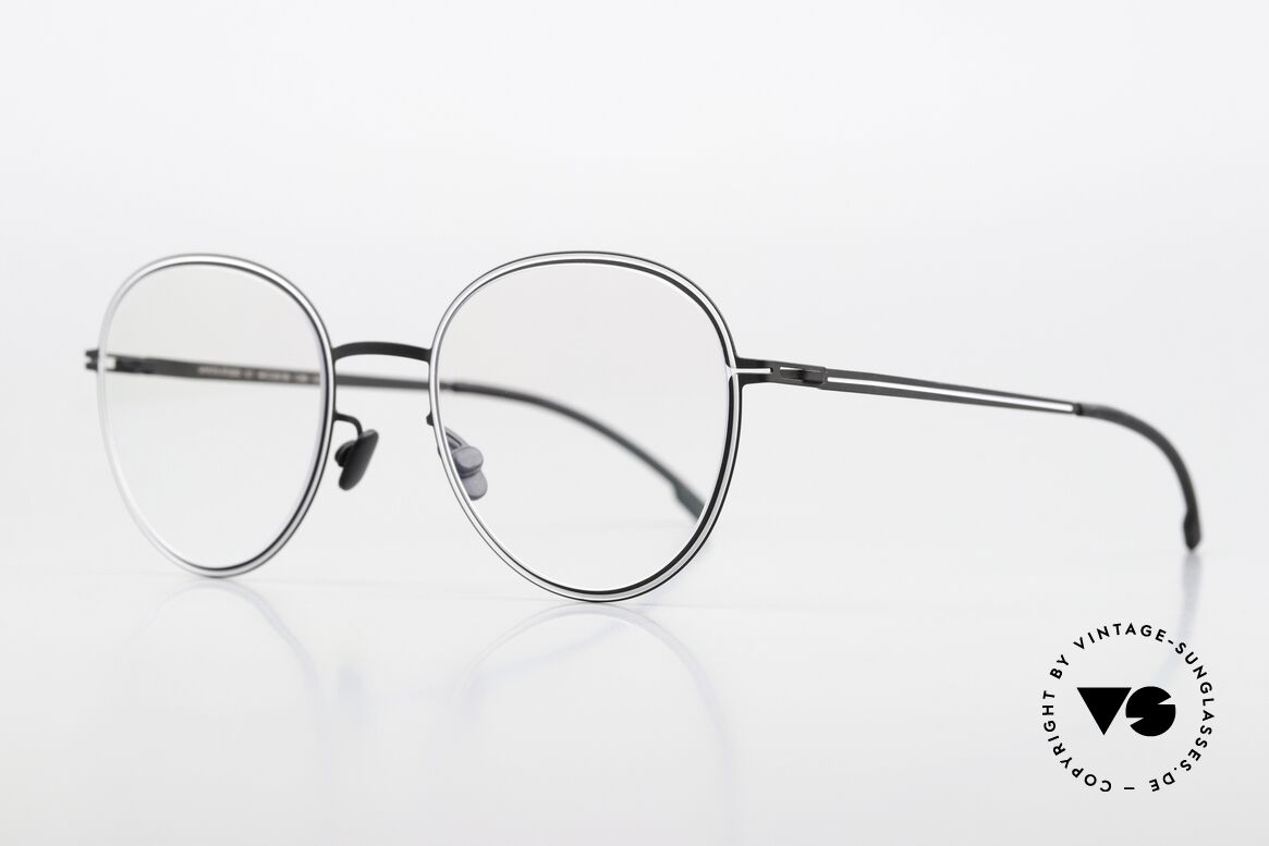 Mykita Studio 6.7 High Fashion Brille White Black, ultrafeine Linien folgen der Kontur des Rahmens, Passend für Damen Mykita Studio 6.7 High Fashion Brille White Black, ultrafeine Linien folgen der Kontur des Rahmens, Passend für Damen