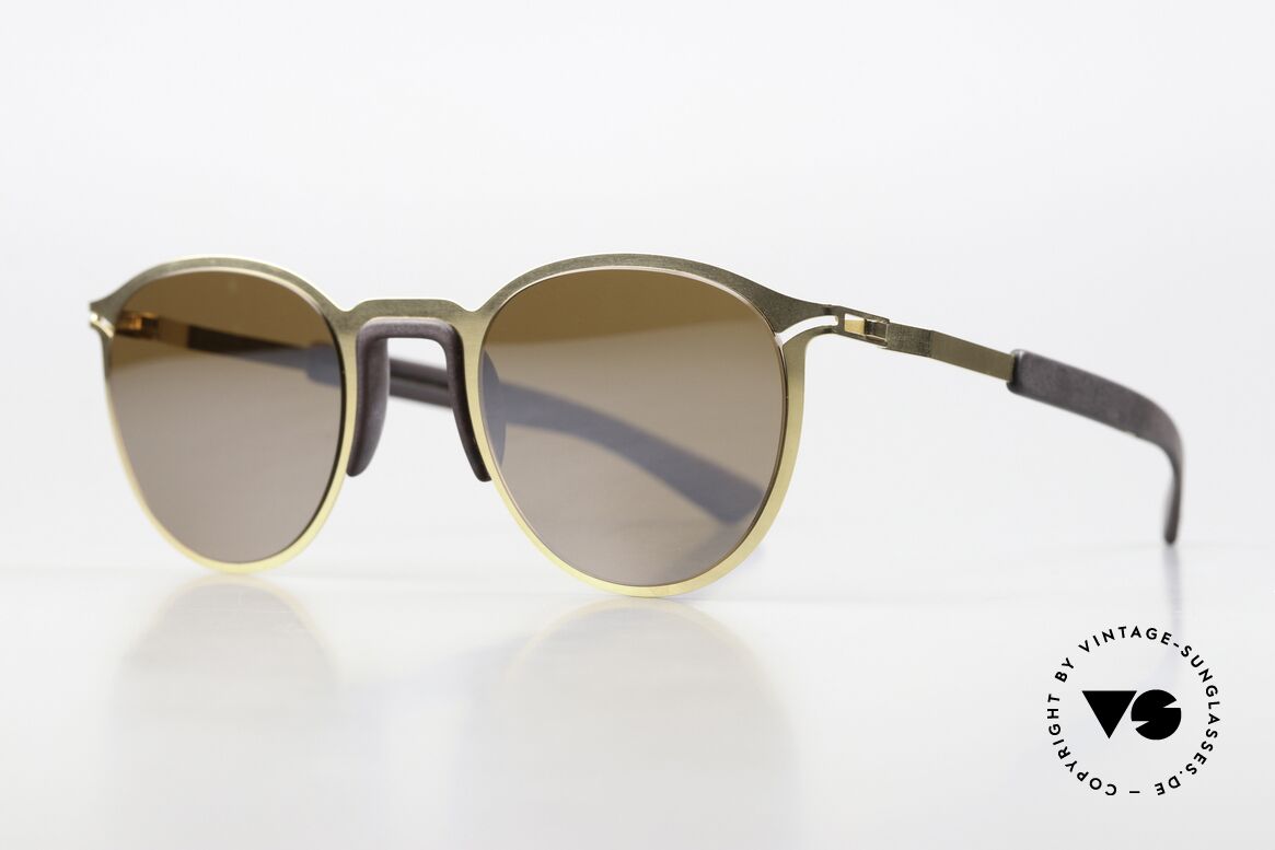 Mykita Mylon Tulip Gold Ebony Brown Siennabrown, 'made in Germany' Designer-Brille für Kenner, Passend für Herren und Damen Mykita Mylon Tulip Gold Ebony Brown Siennabrown, 'made in Germany' Designer-Brille für Kenner, Passend für Herren und Damen