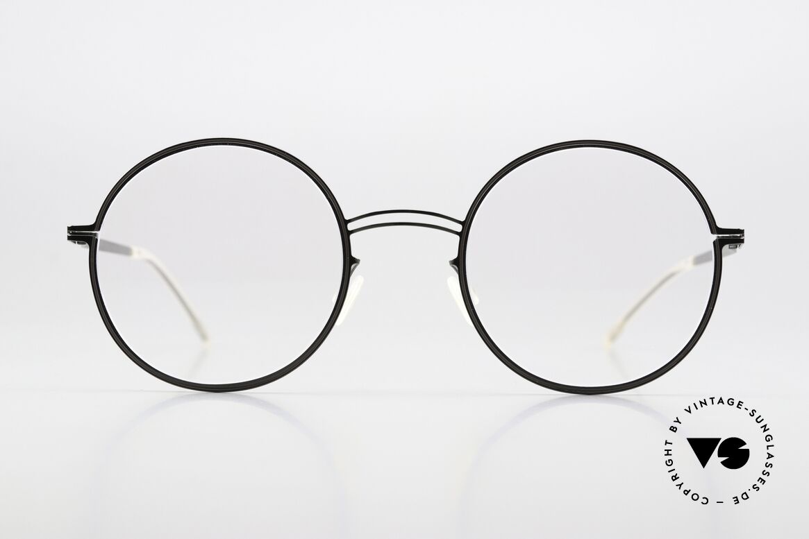 Mykita Studio 6.4 Damenbrille Shiny Graphite Mole, inspiriert von der optischen Illusionskunst 1960's, Passend für Damen