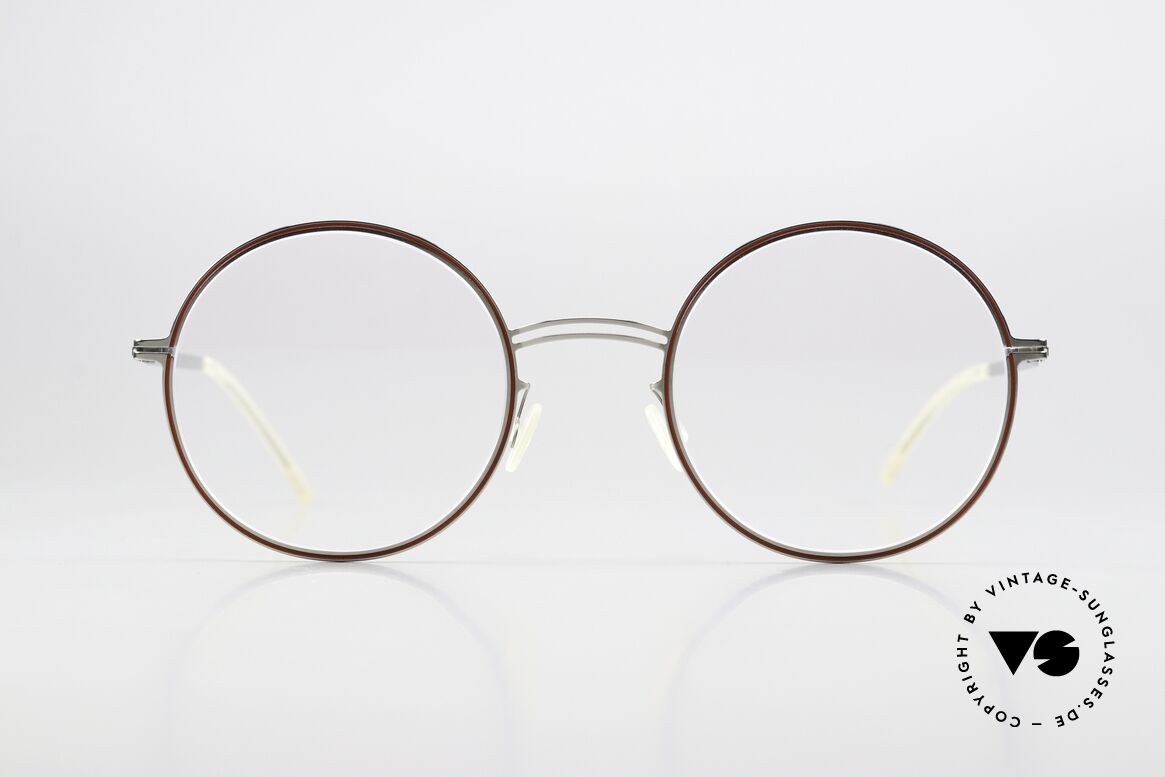Mykita Studio 6.4 Frauenbrille Silver Pomegranate, inspiriert von der optischen Illusionskunst 1960's, Passend für Damen