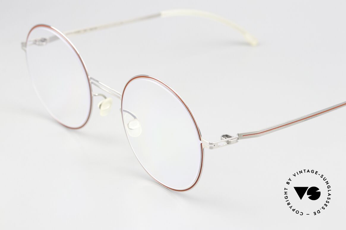 Mykita Studio 6.4 Frauenbrille Silver Pomegranate, Resultat ist ein dreidimensionales grafisches Muster, Passend für Damen