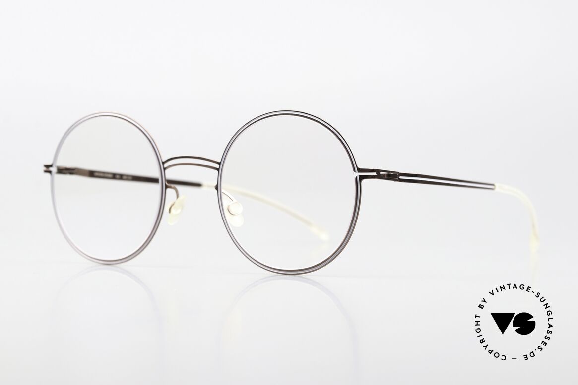 Mykita Studio 6.4 Lady Brille Purple Bronze Grey, ultrafeine Linien folgen der Kontur des Rahmens, Passend für Damen
