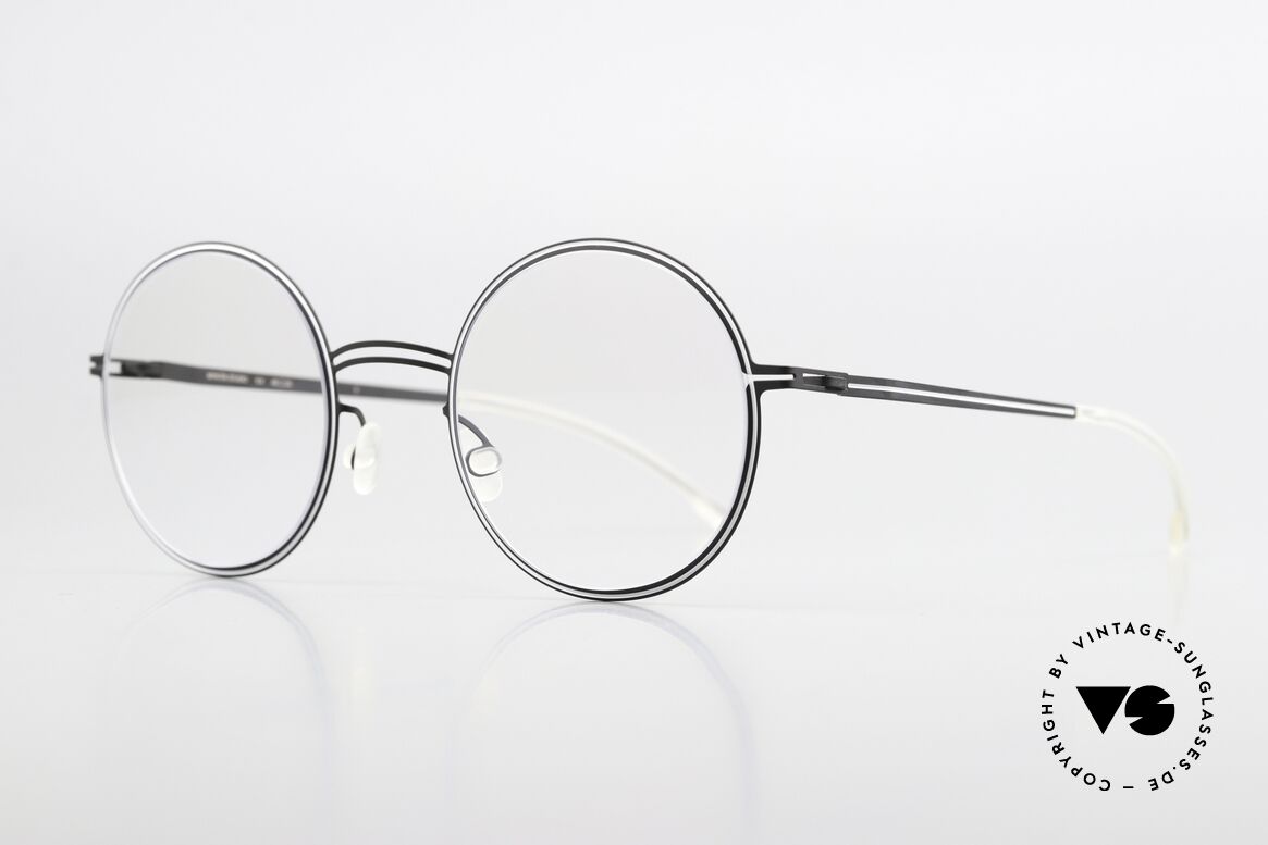 Mykita Studio 6.4 Optische Illusionskunst 60er, ultrafeine Linien folgen der Kontur des Rahmens, Passend für Damen