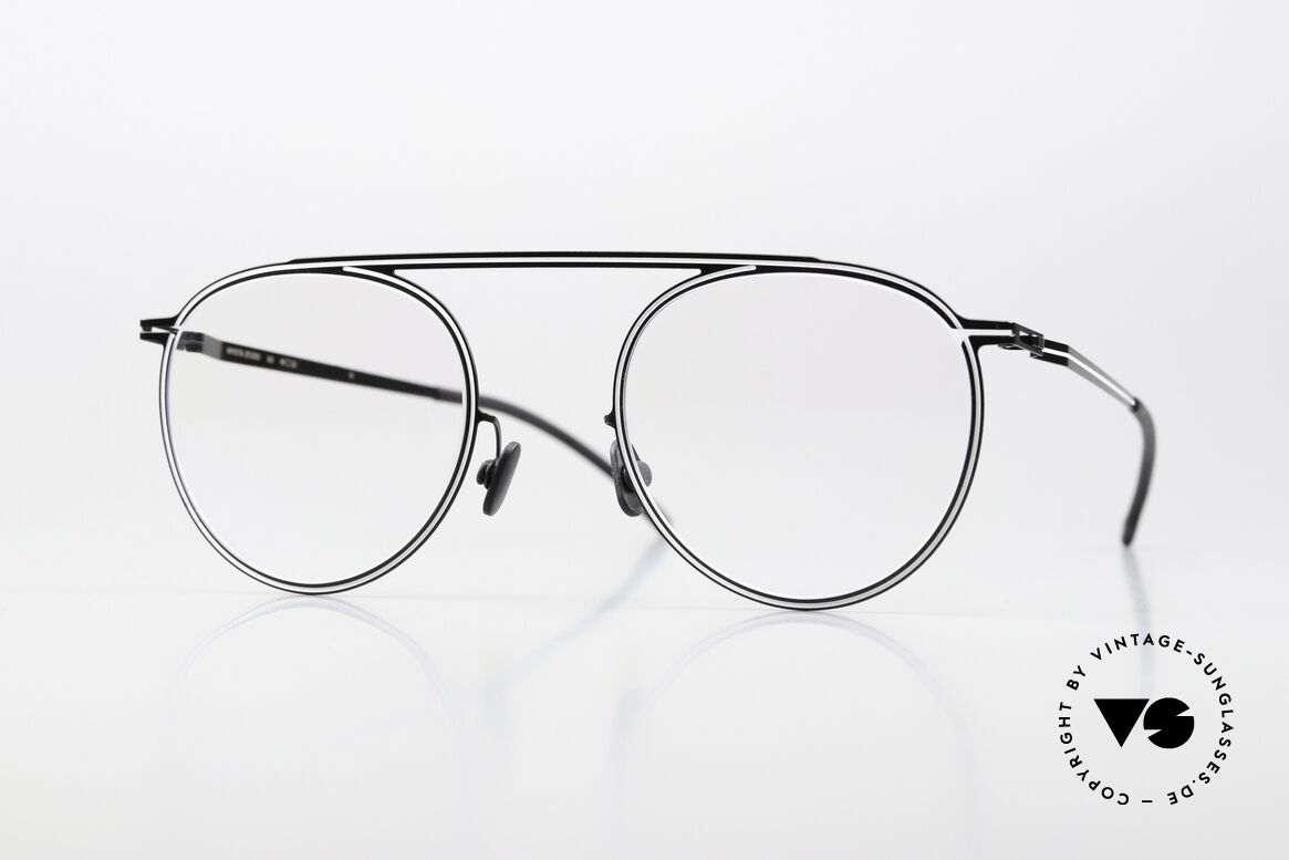 Mykita Studio 6.5 Psychedelischer 1960's Effekt, MYKITA Studio 6.5 Brille, Größe 48-22, color 340, Passend für Herren und Damen