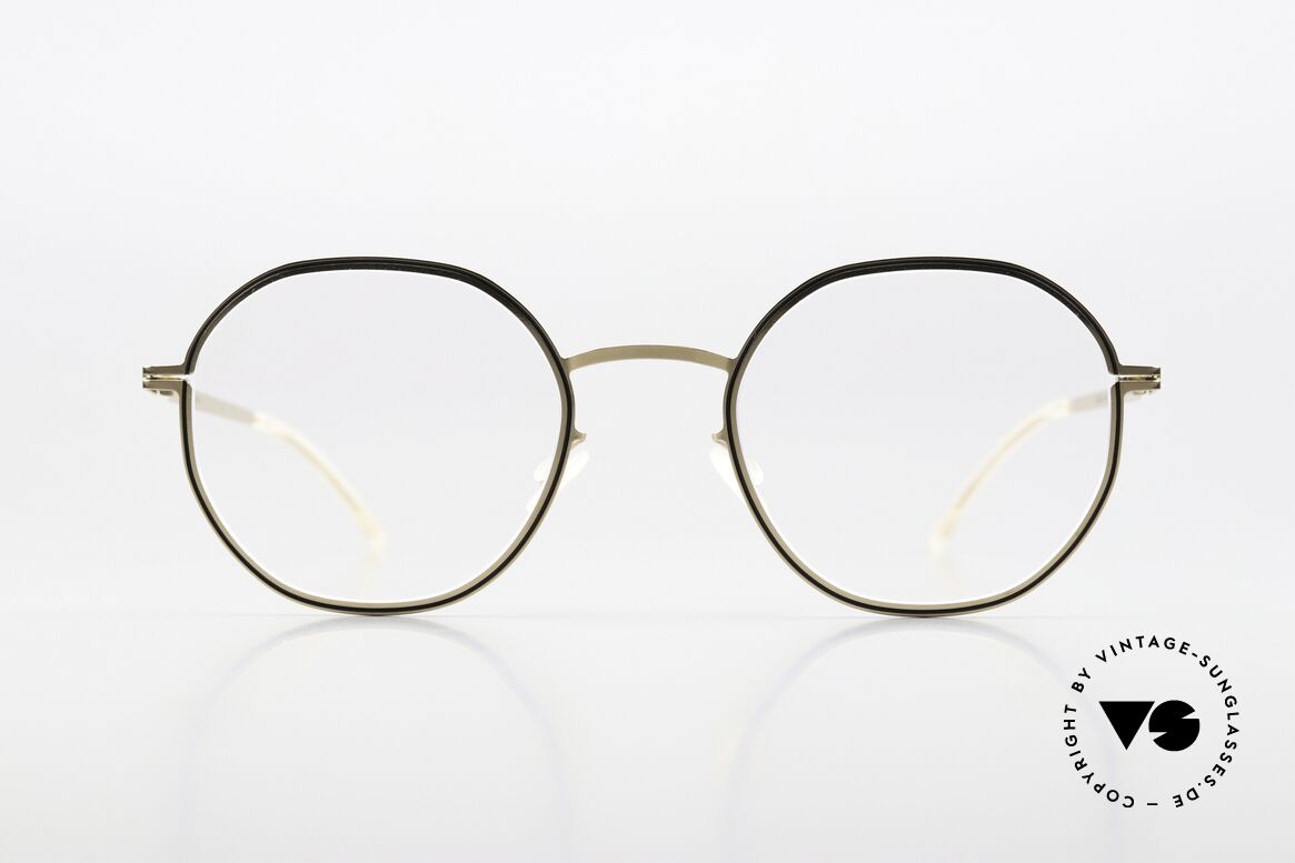 Mykita Studio 6.6 Rahmen Champagne Gold Black, inspiriert von der optischen Illusionskunst 1960's, Passend für Damen Mykita Studio 6.6 Rahmen Champagne Gold Black, inspiriert von der optischen Illusionskunst 1960's, Passend für Damen