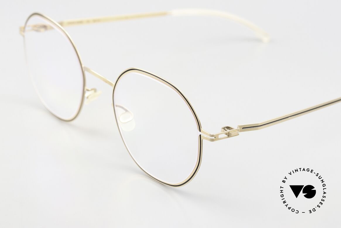 Mykita Studio 6.6 Rahmen Champagne Gold Black, Resultat ist ein dreidimensionales grafisches Muster, Passend für Damen Mykita Studio 6.6 Rahmen Champagne Gold Black, Resultat ist ein dreidimensionales grafisches Muster, Passend für Damen