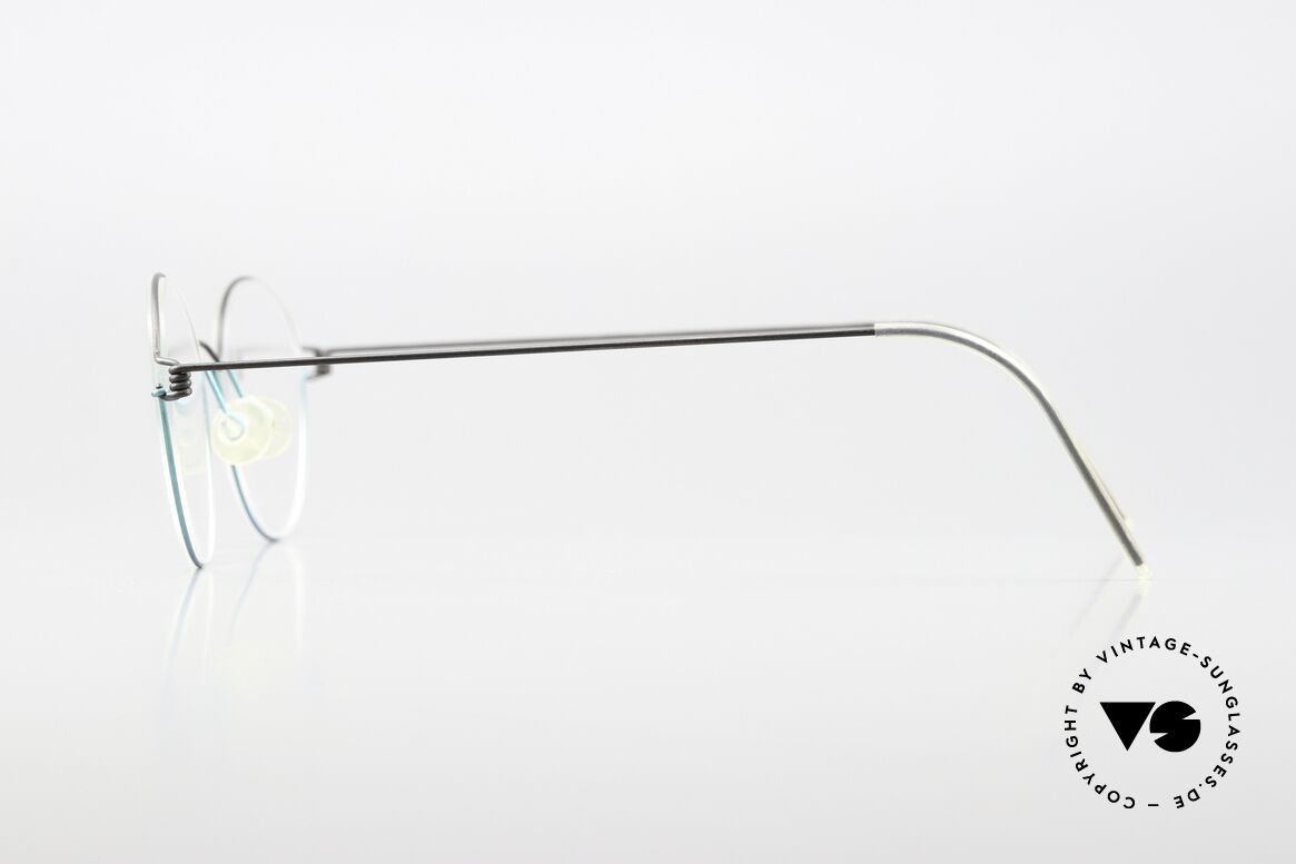 Lindberg Panto 48 Air Titan Rim Alter 90er Jahre Klassiker, extrem stabile Fassung, flexibel & elastisch, und nur 3g, Passend für Herren und Damen