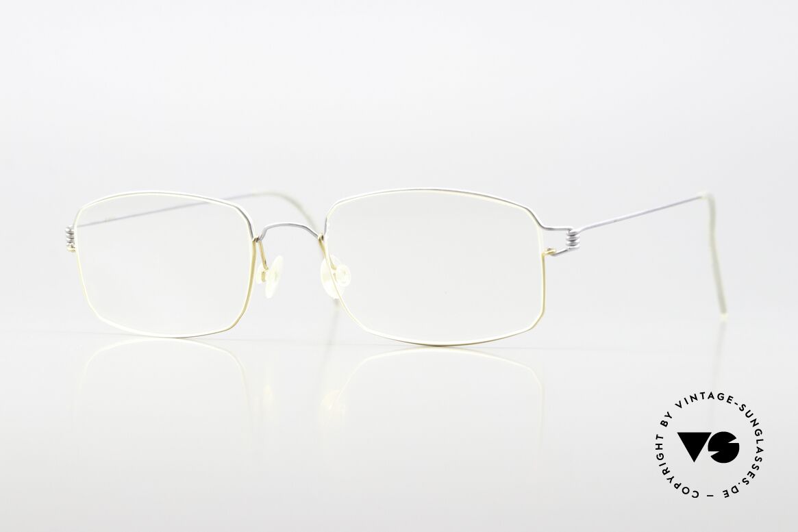 Lindberg Taurus Air Titan Rim Titanium Brille Aus den 90ern, Lindberg Brille aus der 90er Jahre Air Titan Rim Serie, Passend für Herren und Damen