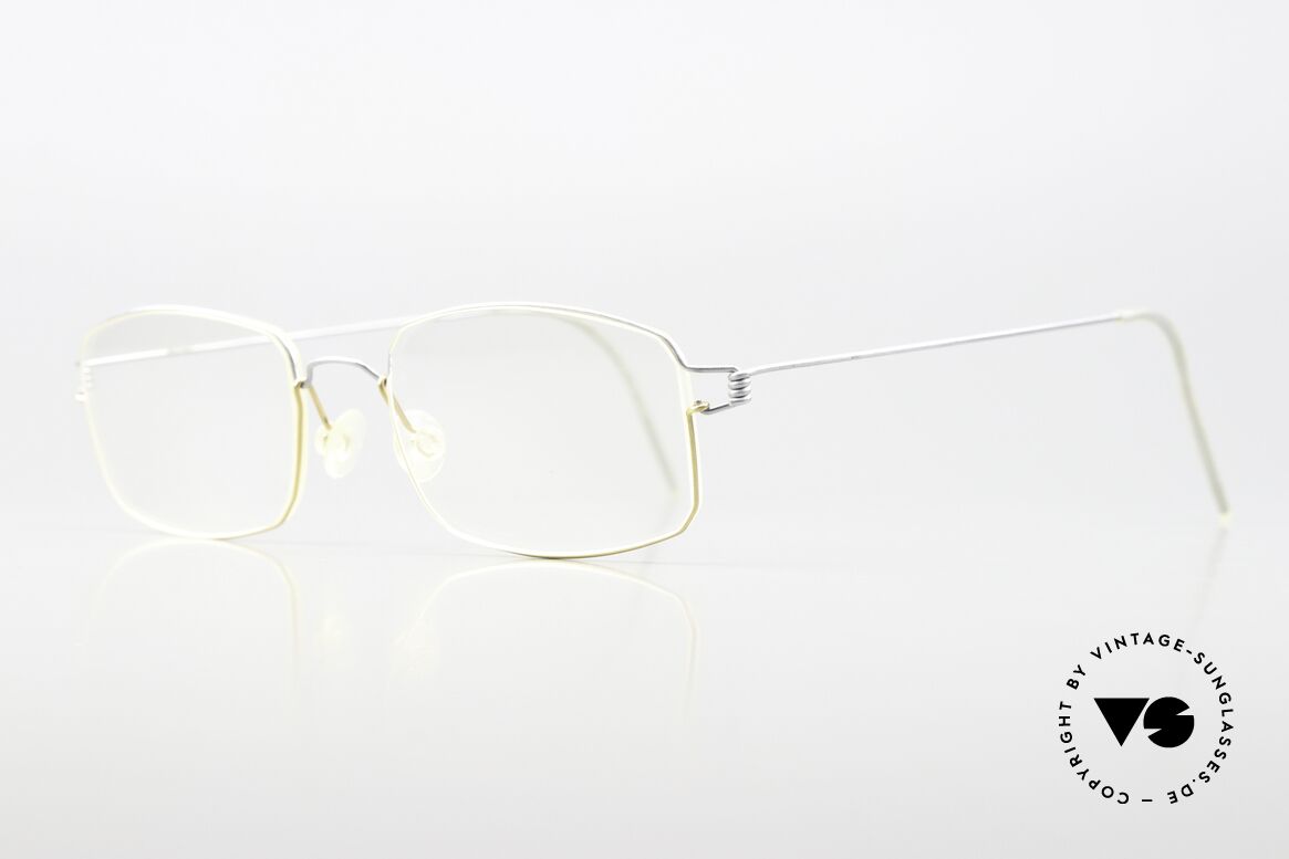 Lindberg Taurus Air Titan Rim Titanium Brille Aus den 90ern, ein echtes altes Lindberg Original aus den 90er Jahren, Passend für Herren und Damen