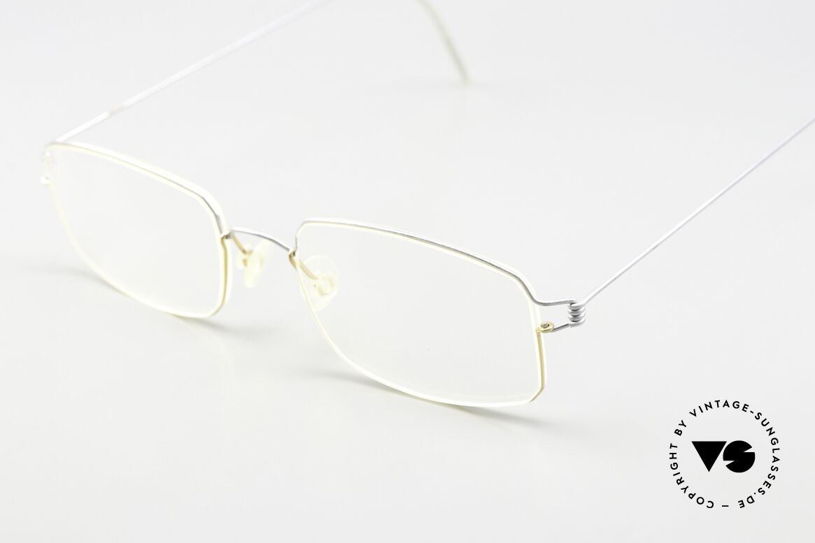 Lindberg Taurus Air Titan Rim Titanium Brille Aus den 90ern, damals vom Optiker mit +0,25 verglast als DEMO-Scheibe, Passend für Herren und Damen