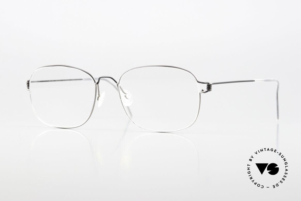 Lindberg Mars 52 Air Titan Rim Herrenbrille Aus Den 1990ern, LINDBERG Air Titanium Rim Brille in Größe 52-20, 145, Passend für Herren