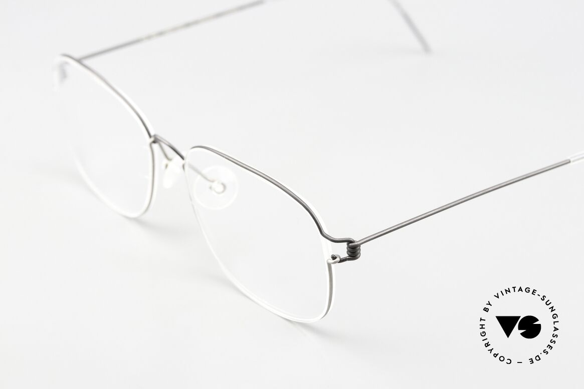 Lindberg Mars 52 Air Titan Rim Herrenbrille Aus Den 1990ern, ungetragenes Designerstück + orig. Lindberg Magnet-Etui, Passend für Herren