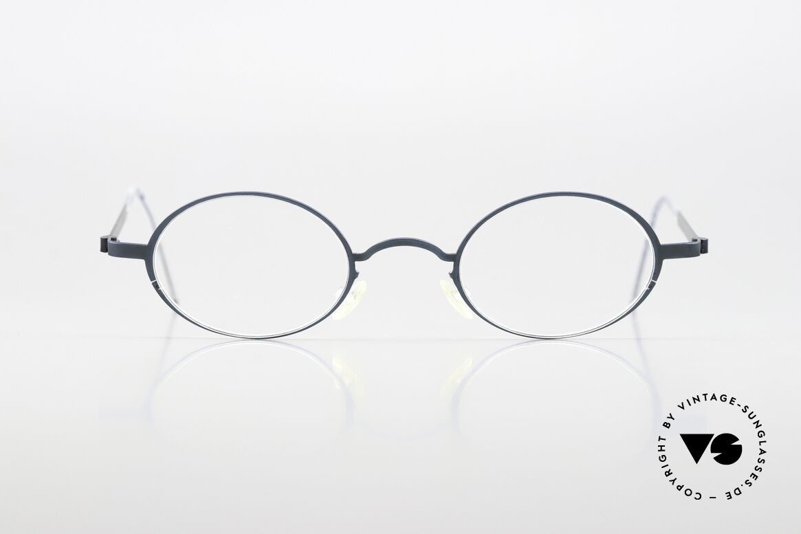 Lindberg 5000 Strip Titan Extra Kleine Brille 41mm Size, Modell 5000 aus den 90ern; Größe 41/22, blau-metallic, Passend für Herren und Damen Lindberg 5000 Strip Titan Extra Kleine Brille 41mm Size, Modell 5000 aus den 90ern; Größe 41/22, blau-metallic, Passend für Herren und Damen
