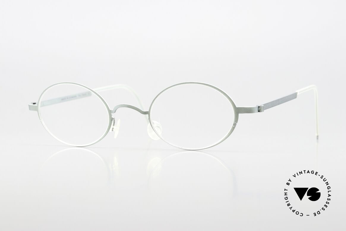 Lindberg 5000 Strip Titan Interessante Farbe in Blass Grün, kleine ovale Brille der LINDBERG Strip Titanium Serie, Passend für Herren und Damen Lindberg 5000 Strip Titan Interessante Farbe in Blass Grün, kleine ovale Brille der LINDBERG Strip Titanium Serie, Passend für Herren und Damen