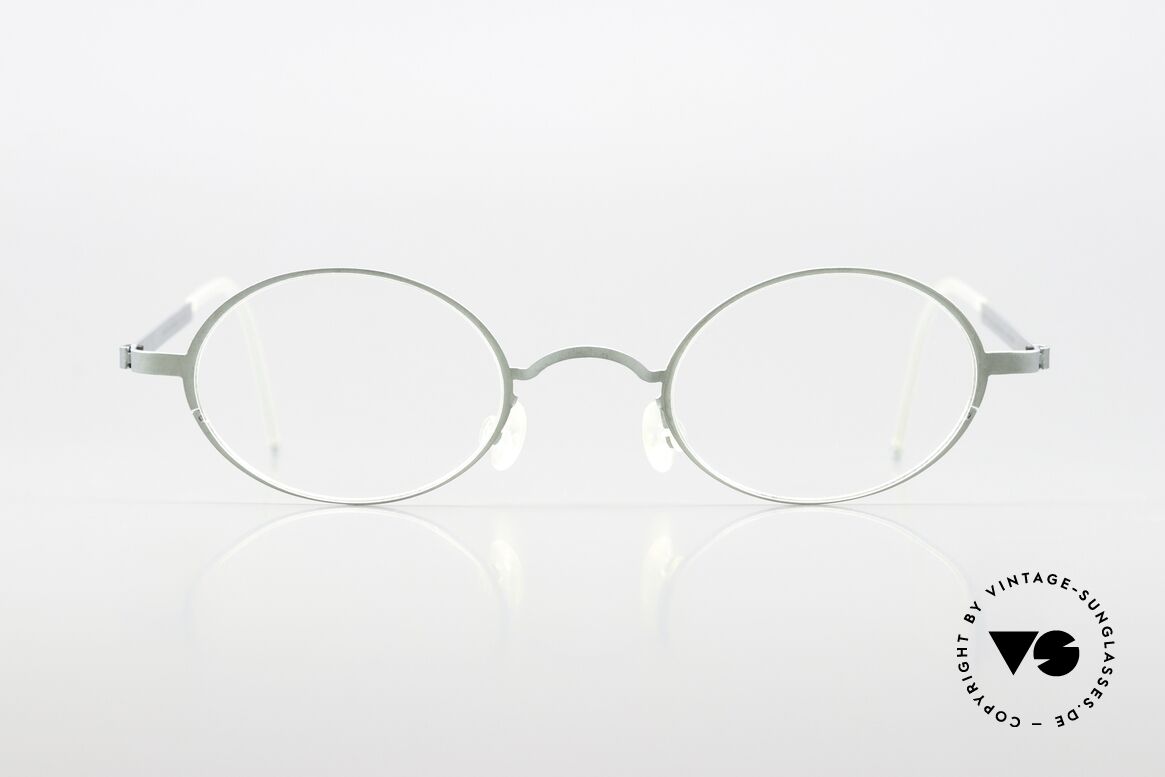 Lindberg 5000 Strip Titan Interessante Farbe in Blass Grün, Unisex Modell 5000 aus den 1990ern in Größe 43/23, Passend für Herren und Damen Lindberg 5000 Strip Titan Interessante Farbe in Blass Grün, Unisex Modell 5000 aus den 1990ern in Größe 43/23, Passend für Herren und Damen
