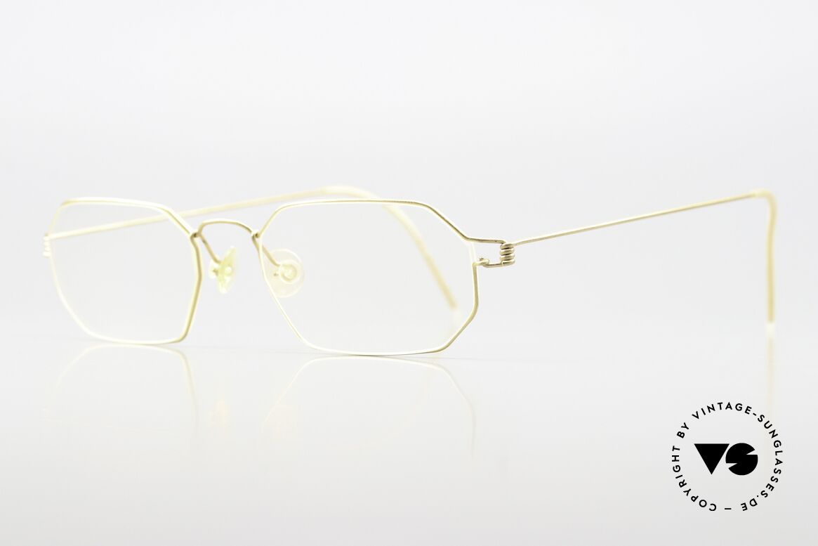 Lindberg Saturn Air Titan Rim Eckige Brille Titan Klassiker, ein echtes altes Lindberg Original aus den 90er Jahren, Passend für Herren und Damen Lindberg Saturn Air Titan Rim Eckige Brille Titan Klassiker, ein echtes altes Lindberg Original aus den 90er Jahren, Passend für Herren und Damen