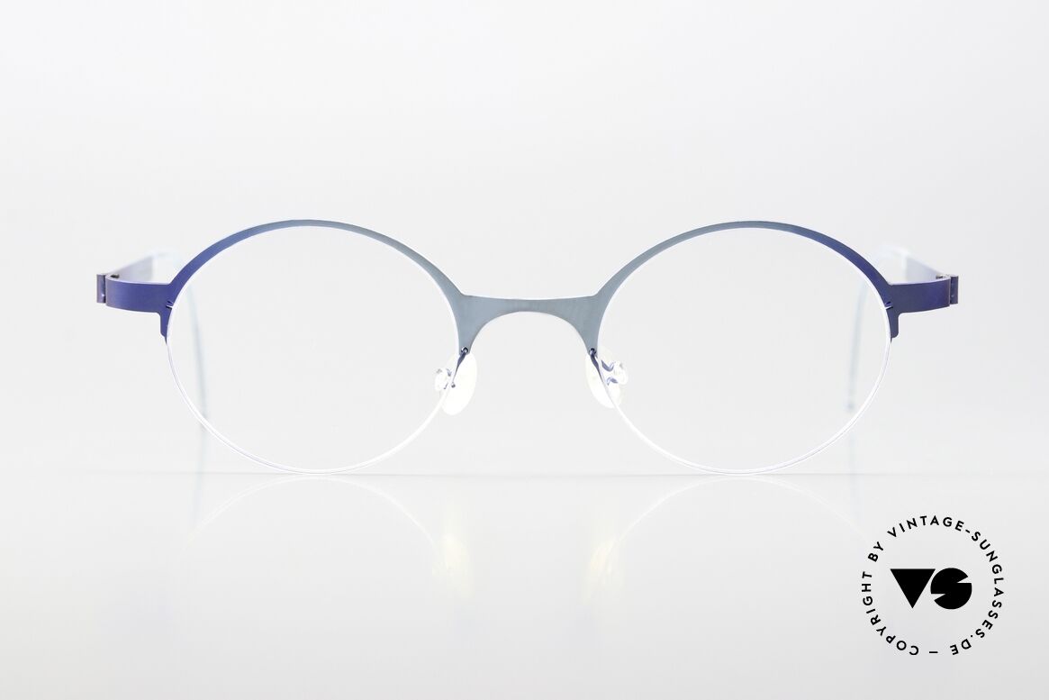 Lindberg 4030 Strip Titan 90er Brille In Blau Metallic, Modell 4030 aus den 90ern; Größe 44/20, blau-metallic, Passend für Herren und Damen Lindberg 4030 Strip Titan 90er Brille In Blau Metallic, Modell 4030 aus den 90ern; Größe 44/20, blau-metallic, Passend für Herren und Damen