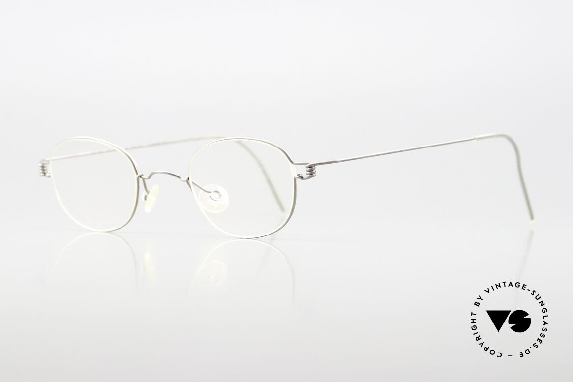 Lindberg Indus Air Titan Rim Kleine Brille Titanium Klassiker, ein echtes altes Lindberg Original aus den 90er Jahren, Passend für Herren und Damen Lindberg Indus Air Titan Rim Kleine Brille Titanium Klassiker, ein echtes altes Lindberg Original aus den 90er Jahren, Passend für Herren und Damen