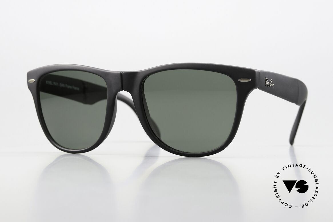 Ray Ban Wayfarer II Folding Faltbare Wayfarer Sonnenbrille, seltene Ray-Ban Wayfarer Falt-Sonnenbrille, Passend für Herren Ray Ban Wayfarer II Folding Faltbare Wayfarer Sonnenbrille, seltene Ray-Ban Wayfarer Falt-Sonnenbrille, Passend für Herren