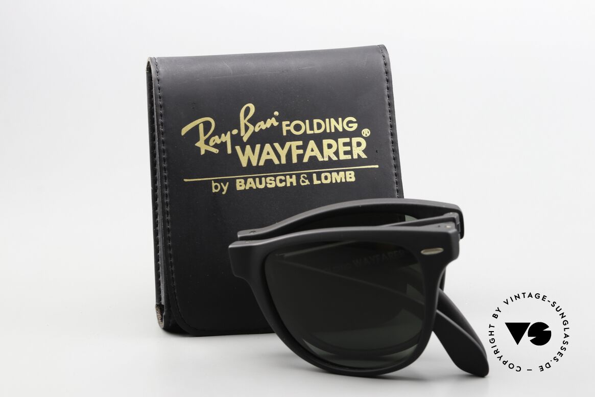 Ray Ban Wayfarer II Folding Faltbare Wayfarer Sonnenbrille, Größe: large, Passend für Herren Ray Ban Wayfarer II Folding Faltbare Wayfarer Sonnenbrille, Größe: large, Passend für Herren