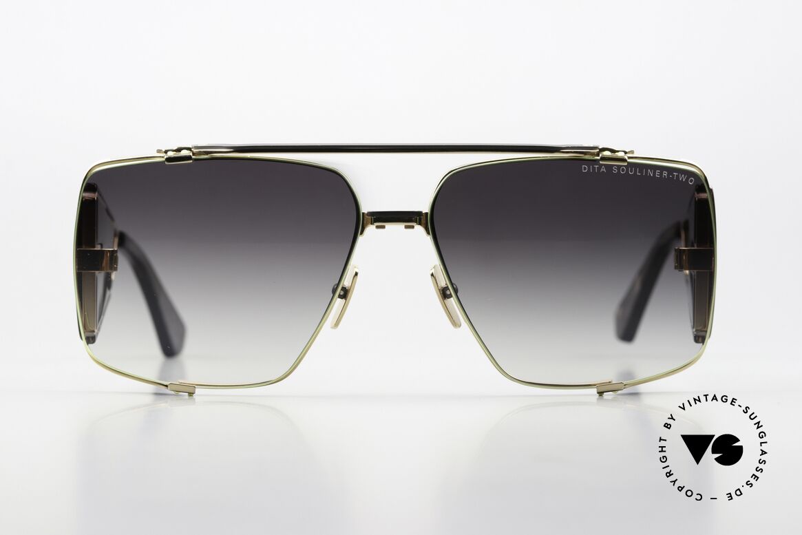 DITA Souliner Two Eye-Catcher Sonnenbrille, markante LUXUS-Sonnenbrille in Spitzenqualität!, Passend für Herren