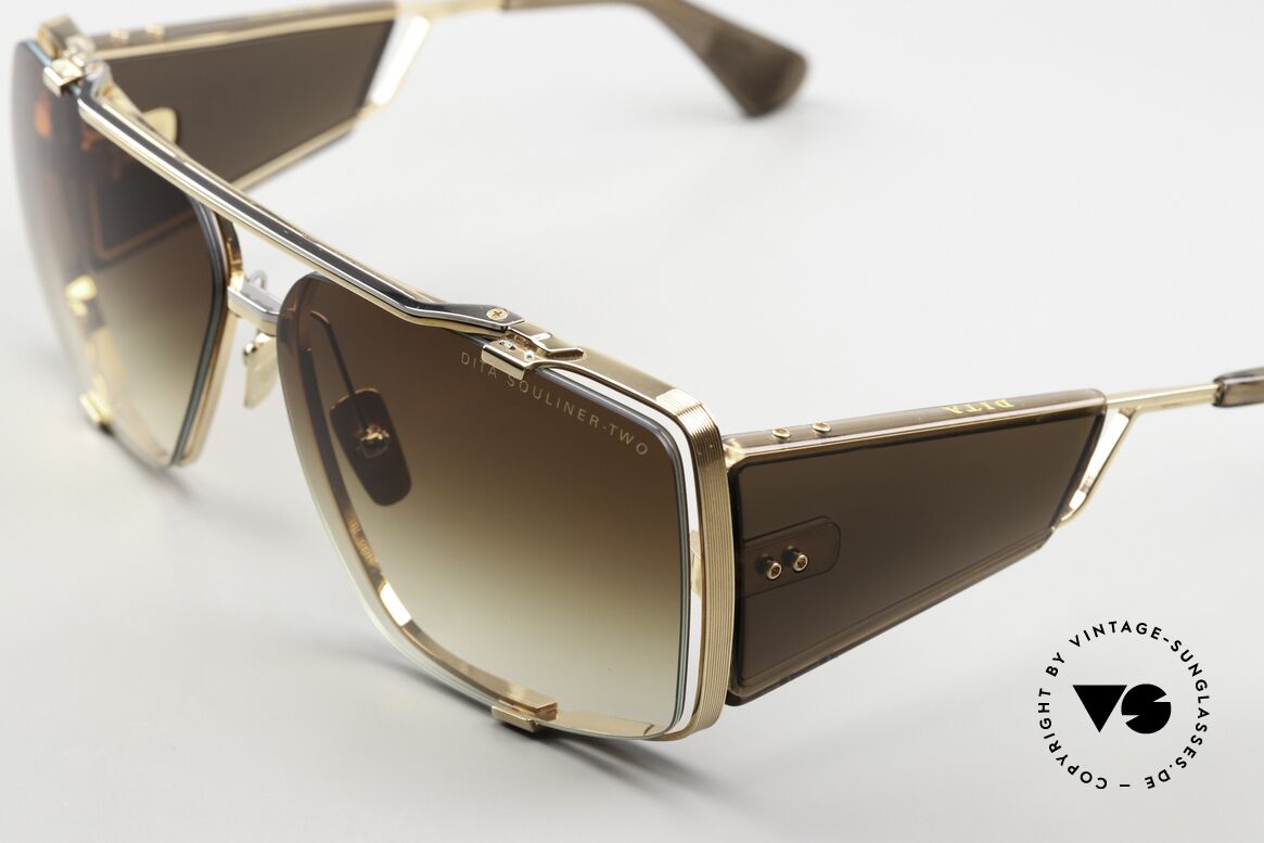 DITA Souliner Two Markante Luxus Sonnenbrille, massives Rahmen-Design; insbesondere die Bügel, Passend für Herren DITA Souliner Two Markante Luxus Sonnenbrille, massives Rahmen-Design; insbesondere die Bügel, Passend für Herren