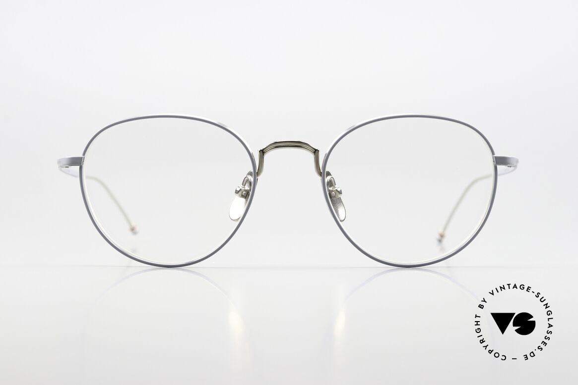 Thom Browne TBX119 Sehr Stilvolle Herrenbrille, Titanium-Fassung, color SLV-GRY, Größe 52/21, 140, Passend für Herren