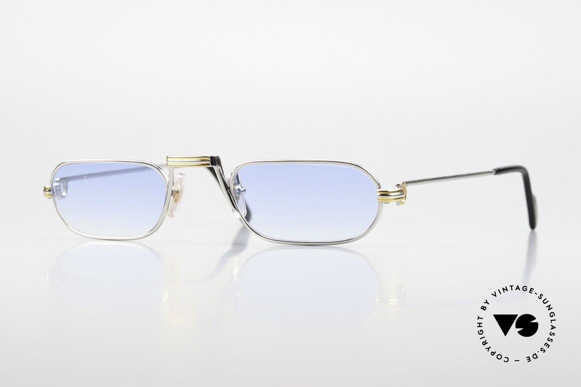 Cartier Demi Lune LC - M Damen Und Herren Lesebrille, Demi Lune = die berühmte Luxus-Lesebrille von Cartier, Passend für Herren Cartier Demi Lune LC - M Damen Und Herren Lesebrille, Demi Lune = die berühmte Luxus-Lesebrille von Cartier, Passend für Herren